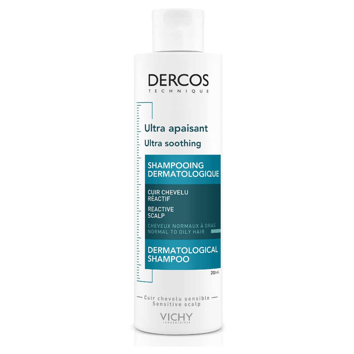 Vichy Dercos Shampoo Ultra-sensitiv fettige Kopfhaut 200 ml