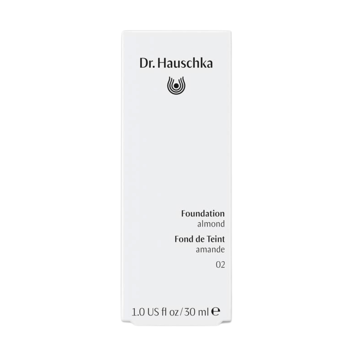 Dr Hauschka Foundation 02 almond 30 ml Verpackung Dr Hauschka Foundation 02 almond 30 ml Verpackung