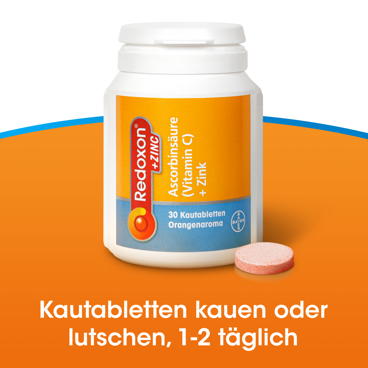 Redoxon Vitamin C + Zink 30 Kautabletten Redoxon Vitamin C + Zink 30 Kautabletten