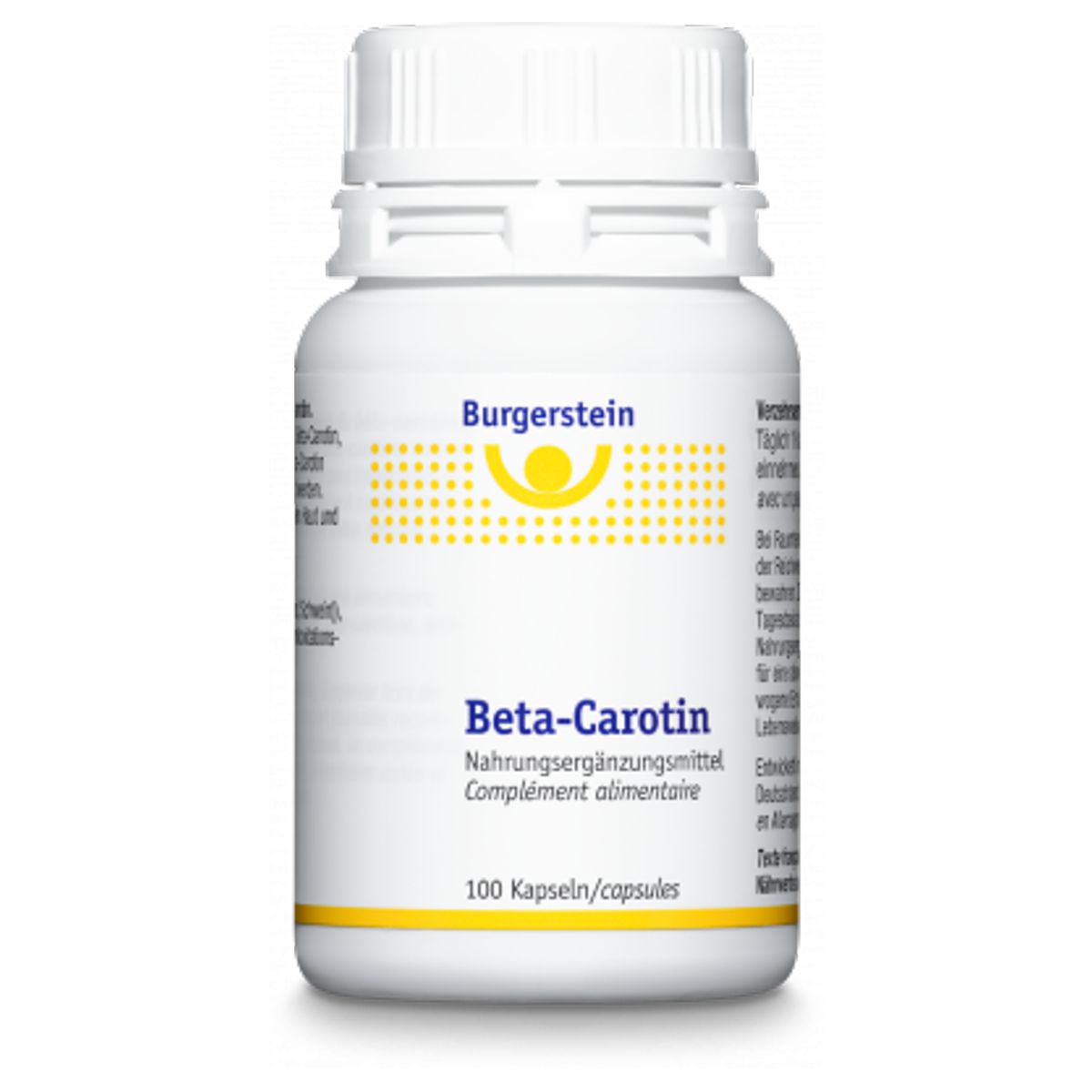 Burgerstein Beta-Carotin Kapseln Dose 100 Stück Burgerstein Beta-Carotin Kapseln Dose 100 Stück