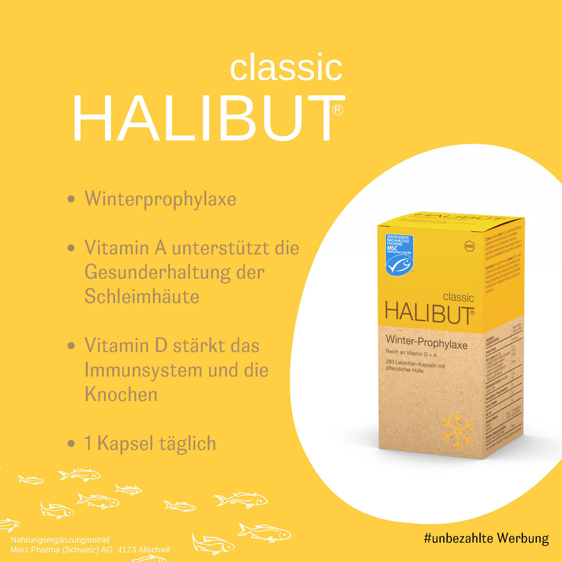 Halibut Classic Kapseln 280 Stück Halibut Classic Kapseln 280 Stück