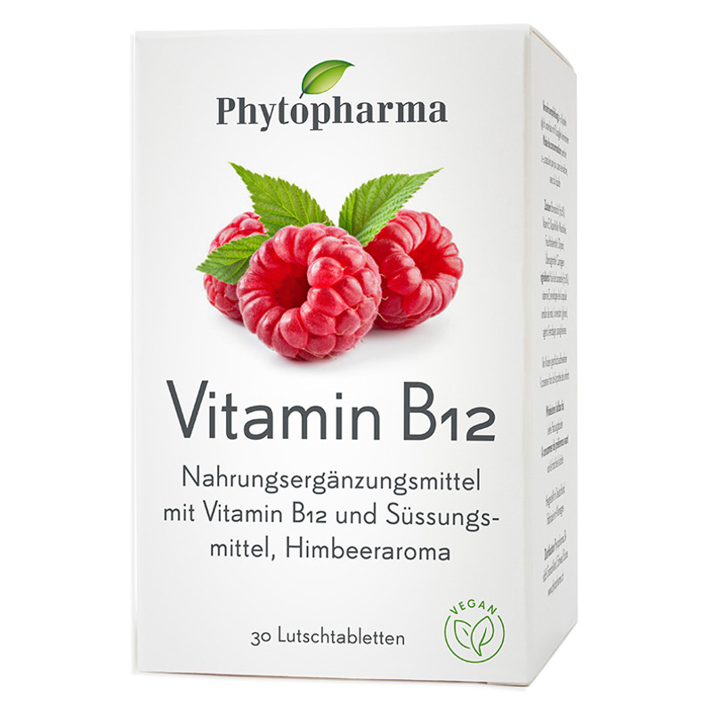 Phytopharma Vitamin B12 Lutschtabletten 30 Stück Phytopharma Vitamin B12 Lutschtabletten 30 Stück