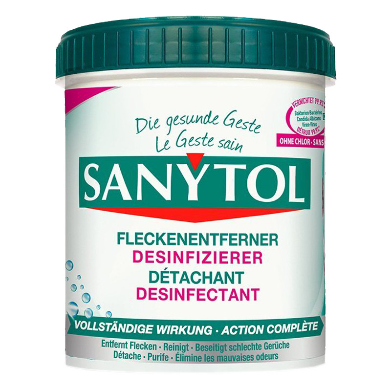 Sanytol Desinfizierer Fleckenentferner Dose 450 g Sanytol Desinfizierer Fleckenentferner Dose 450 g