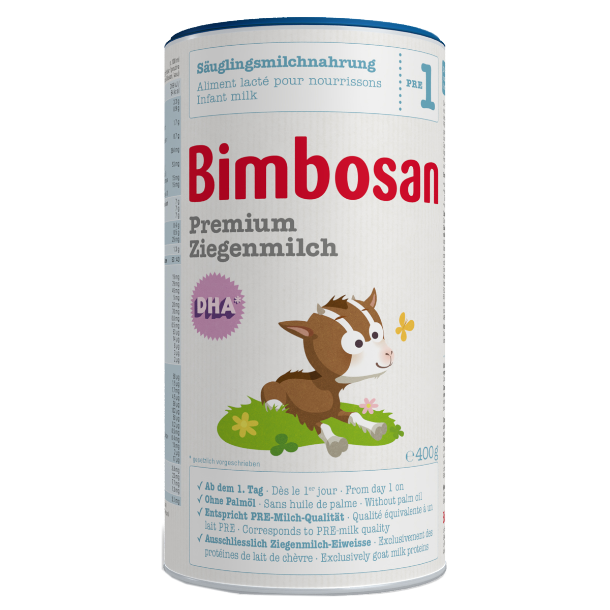 Bimbosan Premium Ziegenmilch 1 Dose 400 g