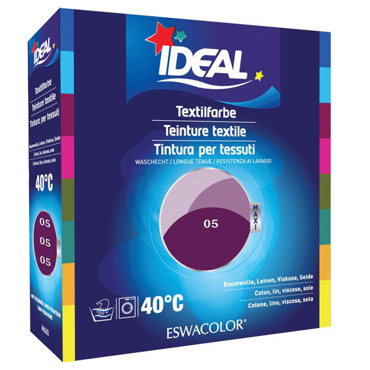 IDEAL MAXI Baumwolle Color No05 violett