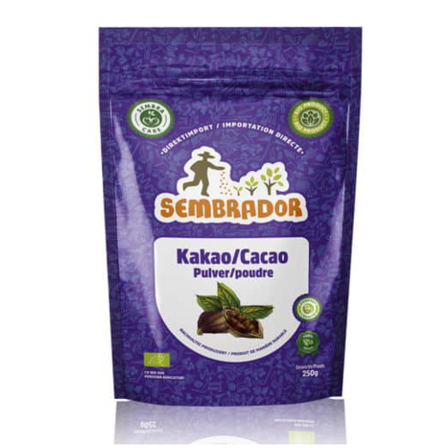 Sembrador Kakao Pulver Fairtrade Bio Beutel 250 g Sembrador Kakao Pulver Fairtrade Bio Beutel 250 g