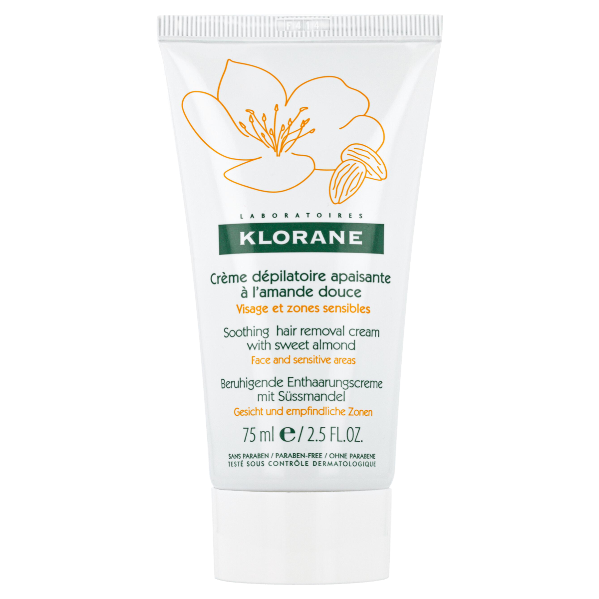 Klorane Enthaarungscreme beruhigend empfindliche Zonen 75 ml Klorane Enthaarungscreme beruhigend empfindliche Zonen 75 ml