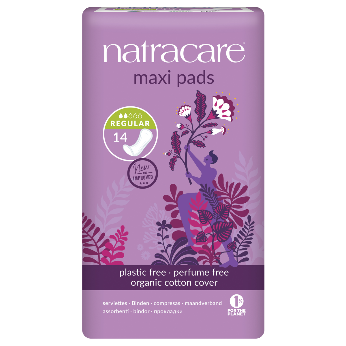 Natracare Damenbinden normal 14 Stück Natracare Damenbinden normal 14 Stück