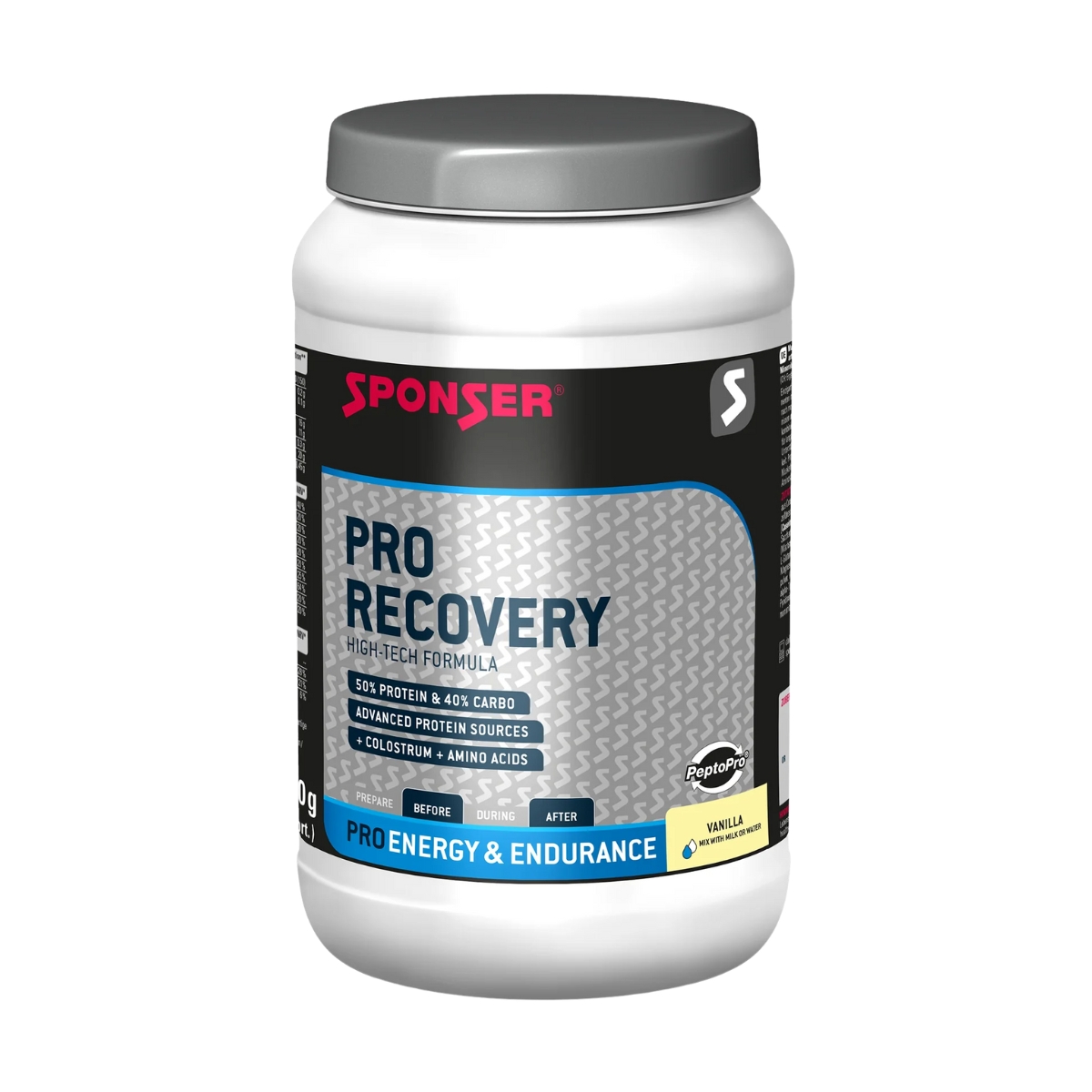 Sponser Pro Recovery Drink Vanille Dose 900 g Sponser Pro Recovery Drink Vanille Dose 900 g