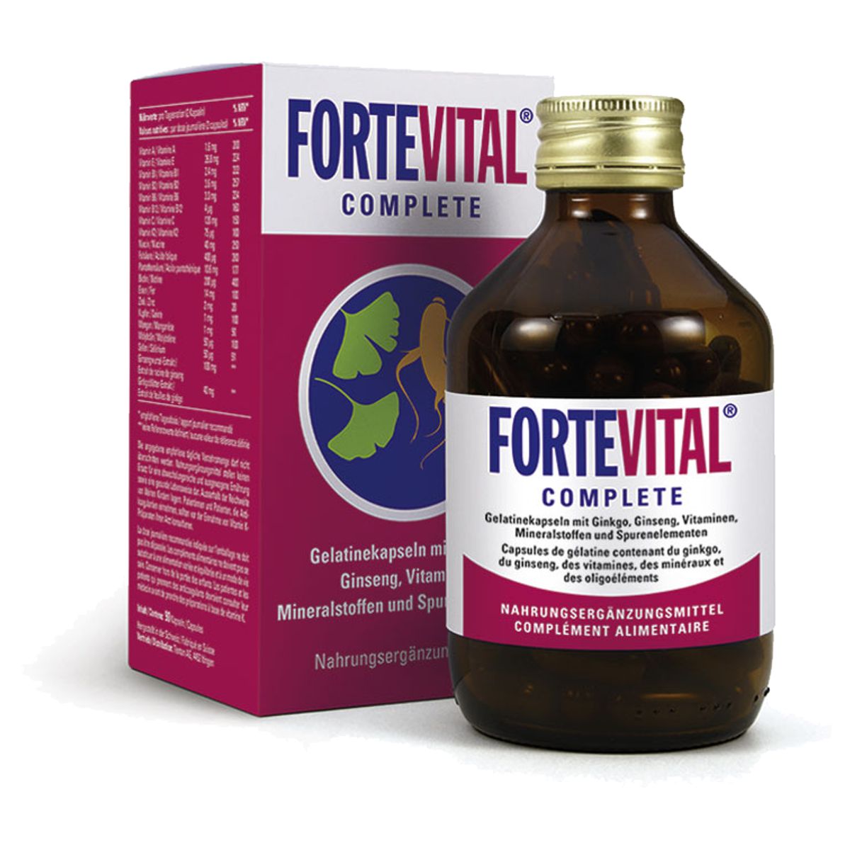 Fortevital complete Kapseln Dose 90 Stück Fortevital complete Kapseln Dose 90 Stück