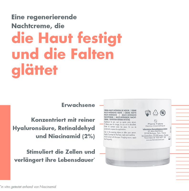 Avène Hyaluron Activ B3 Nachtcreme 40 ml