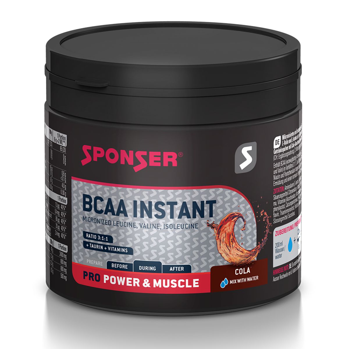 Sponser BCAA Instant Neutral Dose 200 g