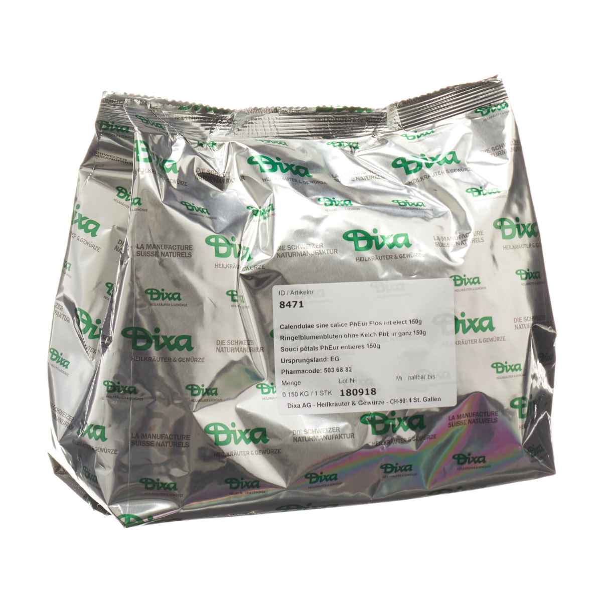 DIXA Ringelblumenblüten o Kelch PhEur ganz 150 g DIXA Ringelblumenblüten o Kelch PhEur ganz 150 g