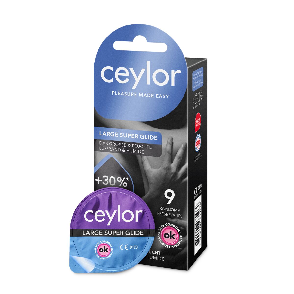 Ceylor Large Super Glide Präservativ 9 Stück Ceylor Large Super Glide Präservativ 9 Stück