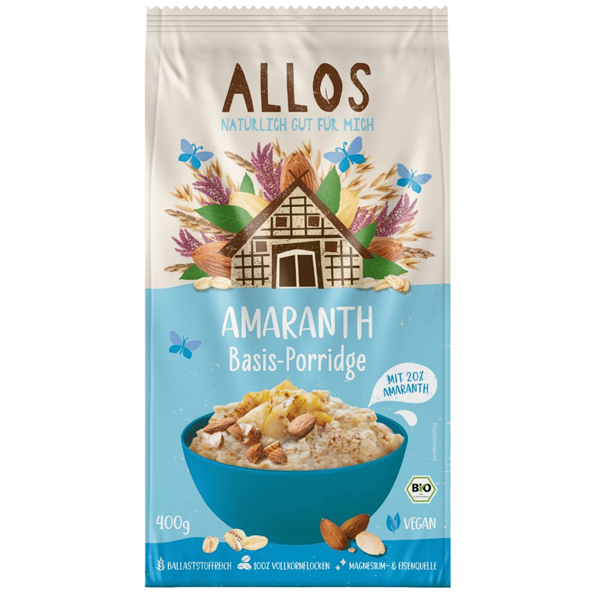 ALLOS Amaranth Frühstücksbrei Basis 400 g