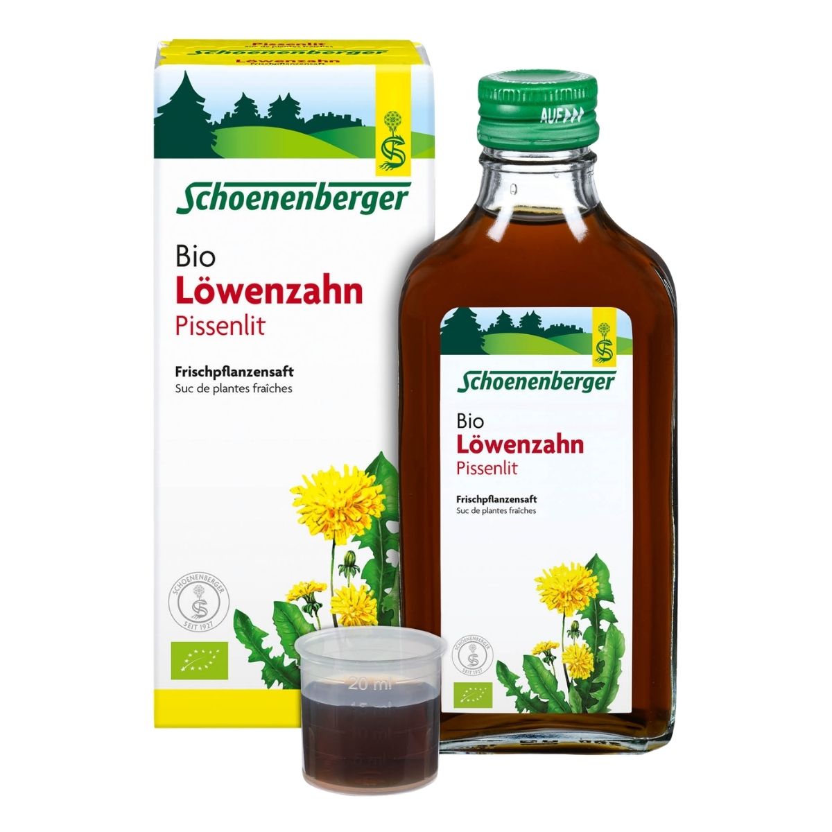 Schoenenberger Jus de pissenlit frais bio 200 ml