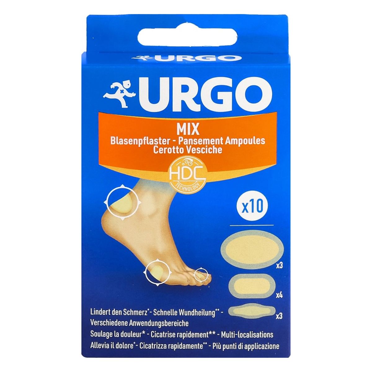 URGO Blasenpflaster Mix 10 Stück