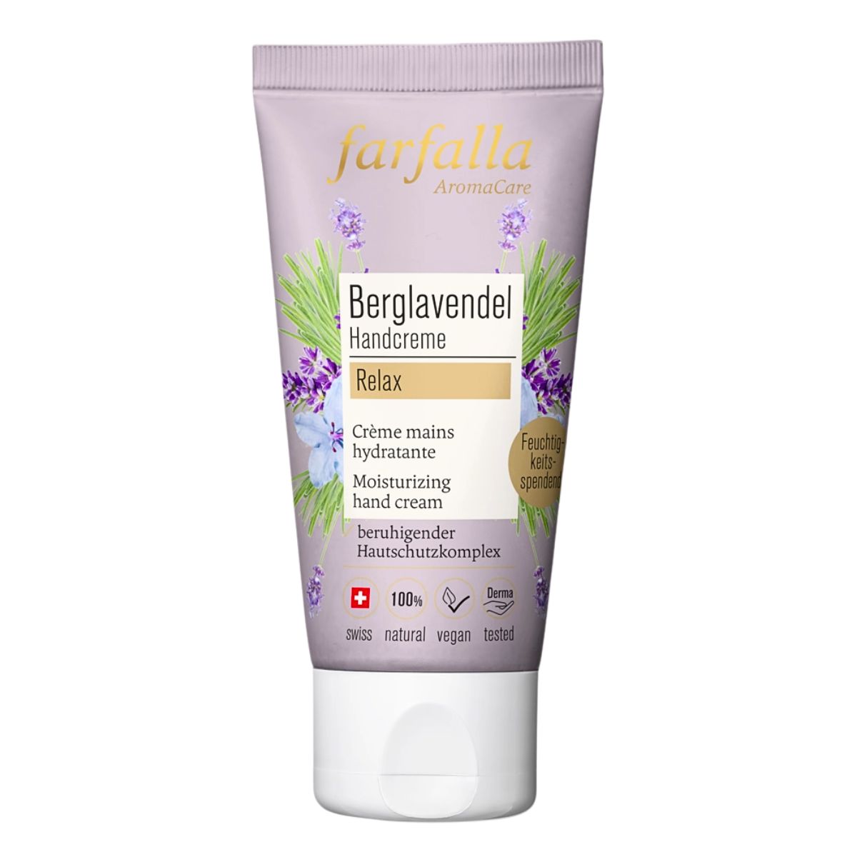 Farfalla Crème pour les mains à la lavande de montagne 50 ml