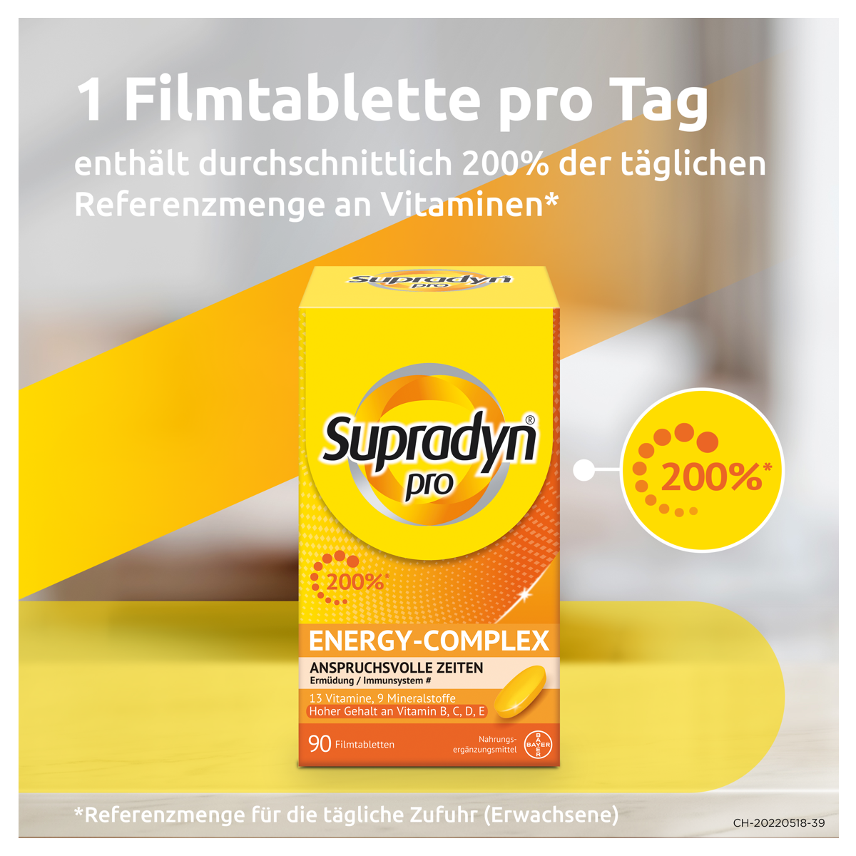Supradyn pro energy-complex Filmtabletten Dose 90 Stück Supradyn pro energy-complex Filmtabletten Dose 90 Stück