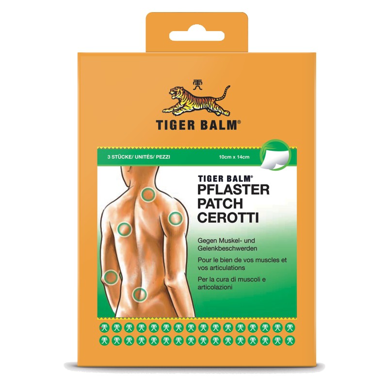 Tiger Balm Medizinal Pflaster 10 x 14cm 3 Stück Tiger Balm Medizinal Pflaster 10 x 14cm 3 Stück