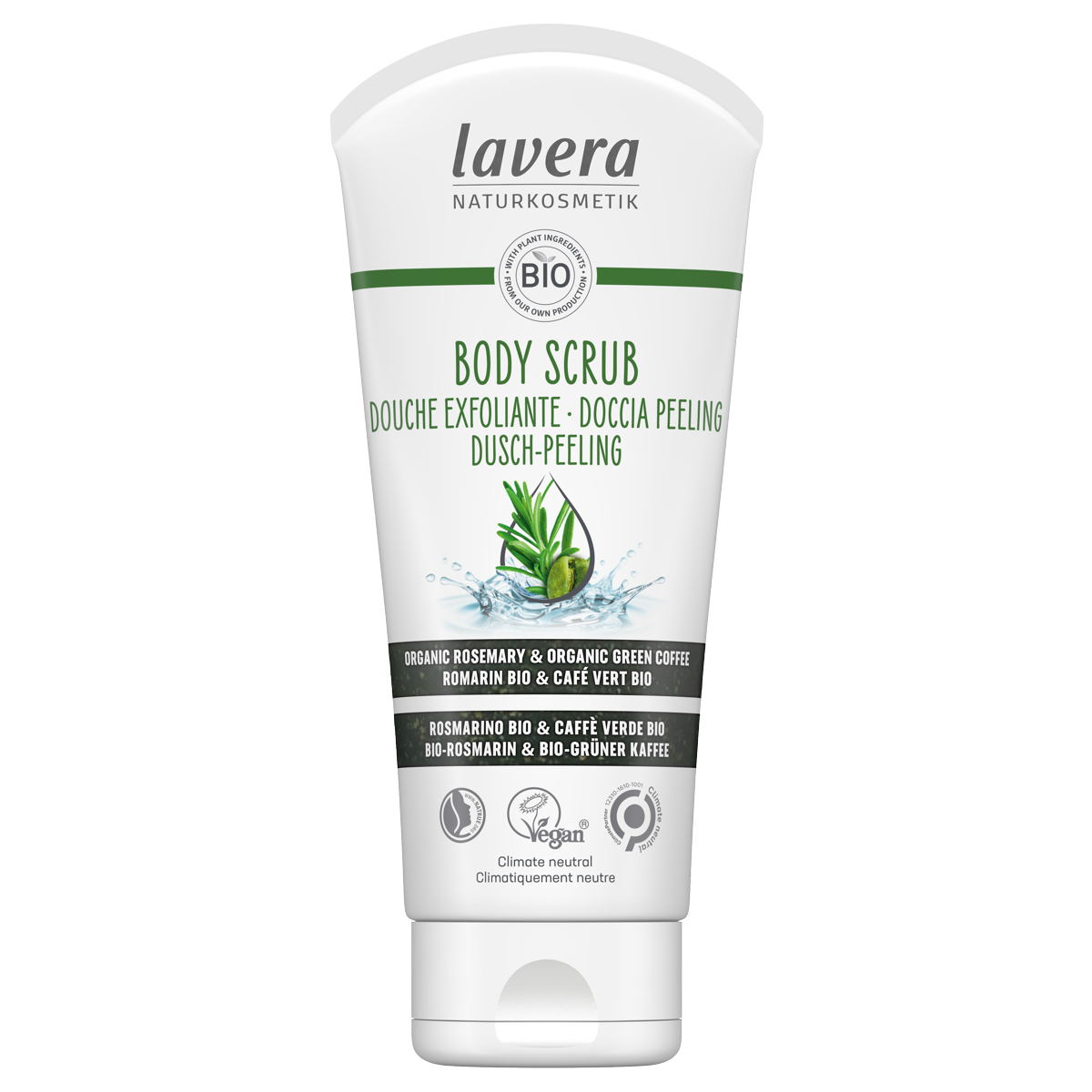 Lavera Dusch Peeling Bio Rosmarin & Bio grüner Kaffee 200 ml Lavera Dusch Peeling Bio Rosmarin & Bio grüner Kaffee 200 ml