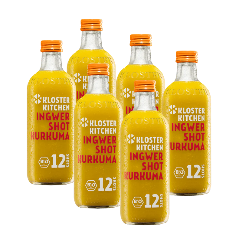 Kloster Kitchen Ingwer Shot Kurkuma Bio 6 x 360 ml Kloster Kitchen Ingwer Shot Kurkuma Bio 6 x 360 ml
