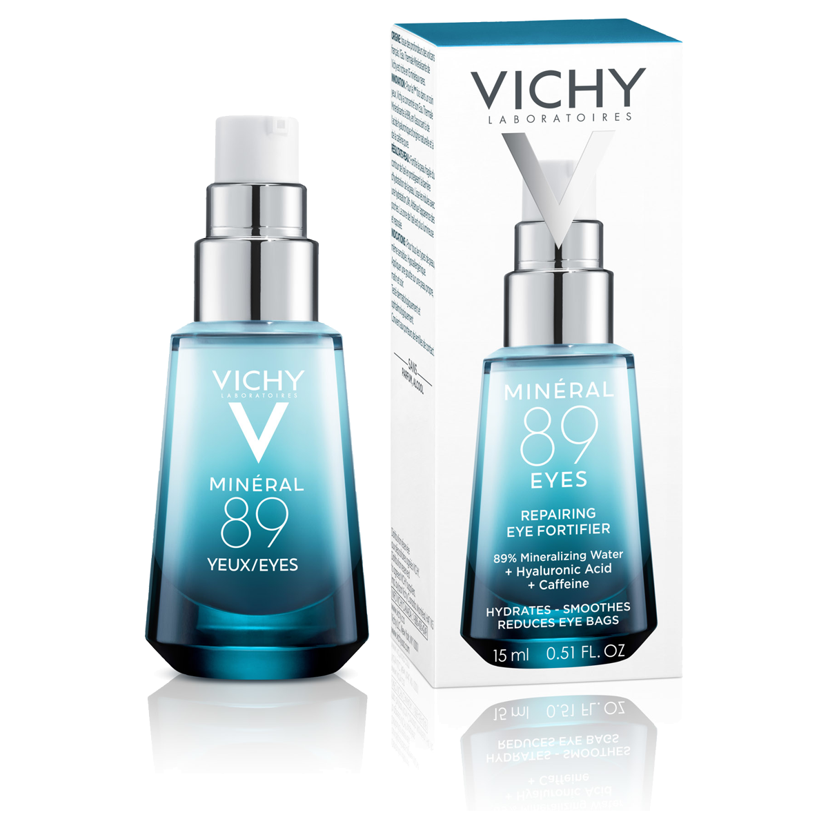 Vichy Minéral 89 Augenpflege Flasche 15 ml