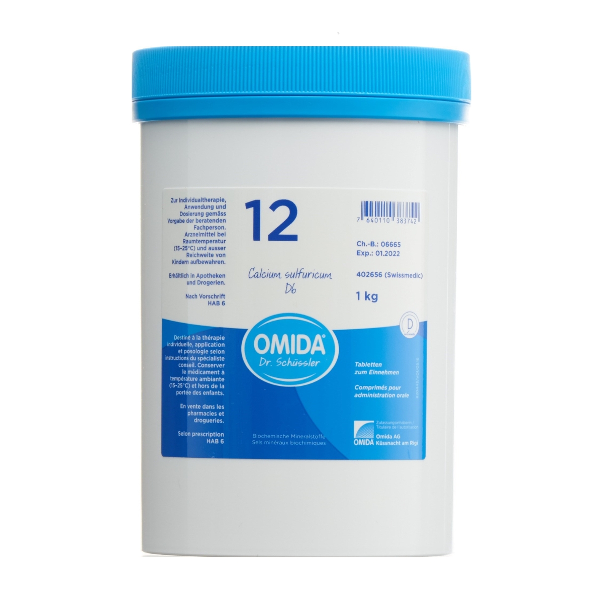 Omida Schüssler Nr 12 Tabletten D6 1000 g