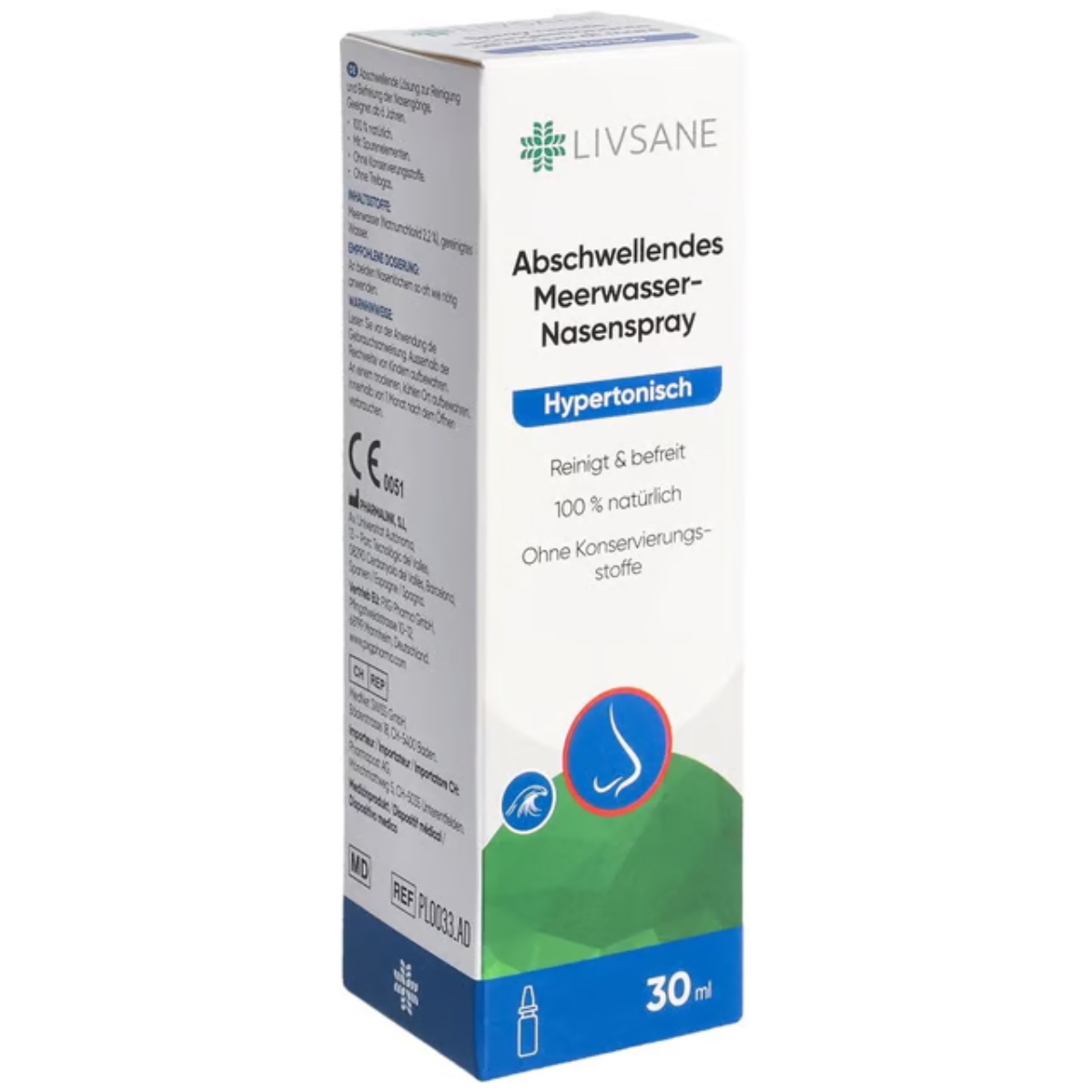 Livsane Nasenspray hypertonisches Meerwasser 30 ml Livsane Nasenspray hypertonisches Meerwasser 30 ml