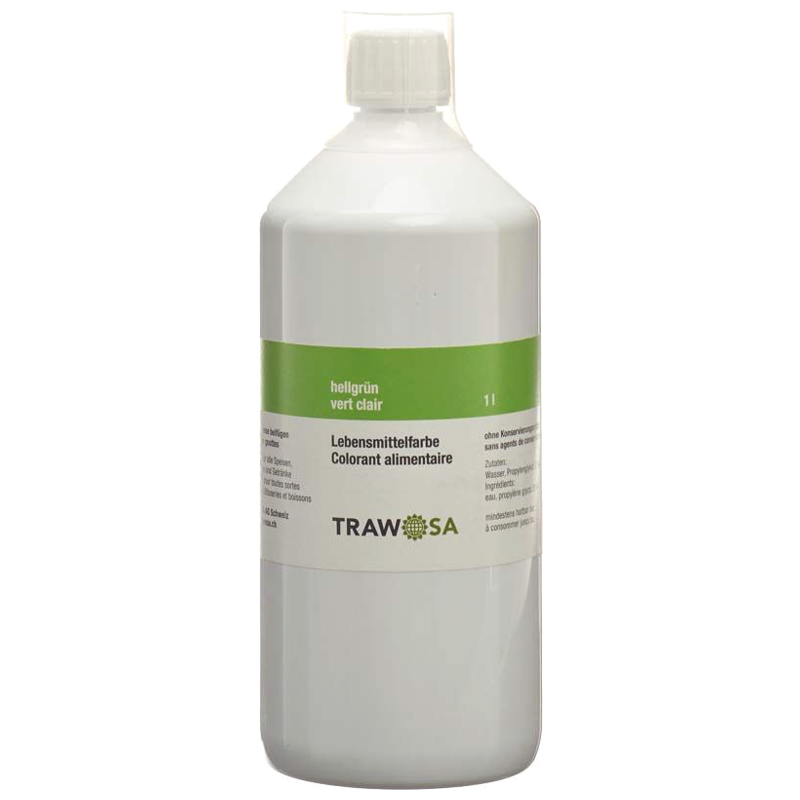 TRAWOSA Lebensmittelfarbstoff hellgrün 1000 ml TRAWOSA Lebensmittelfarbstoff hellgrün 1000 ml