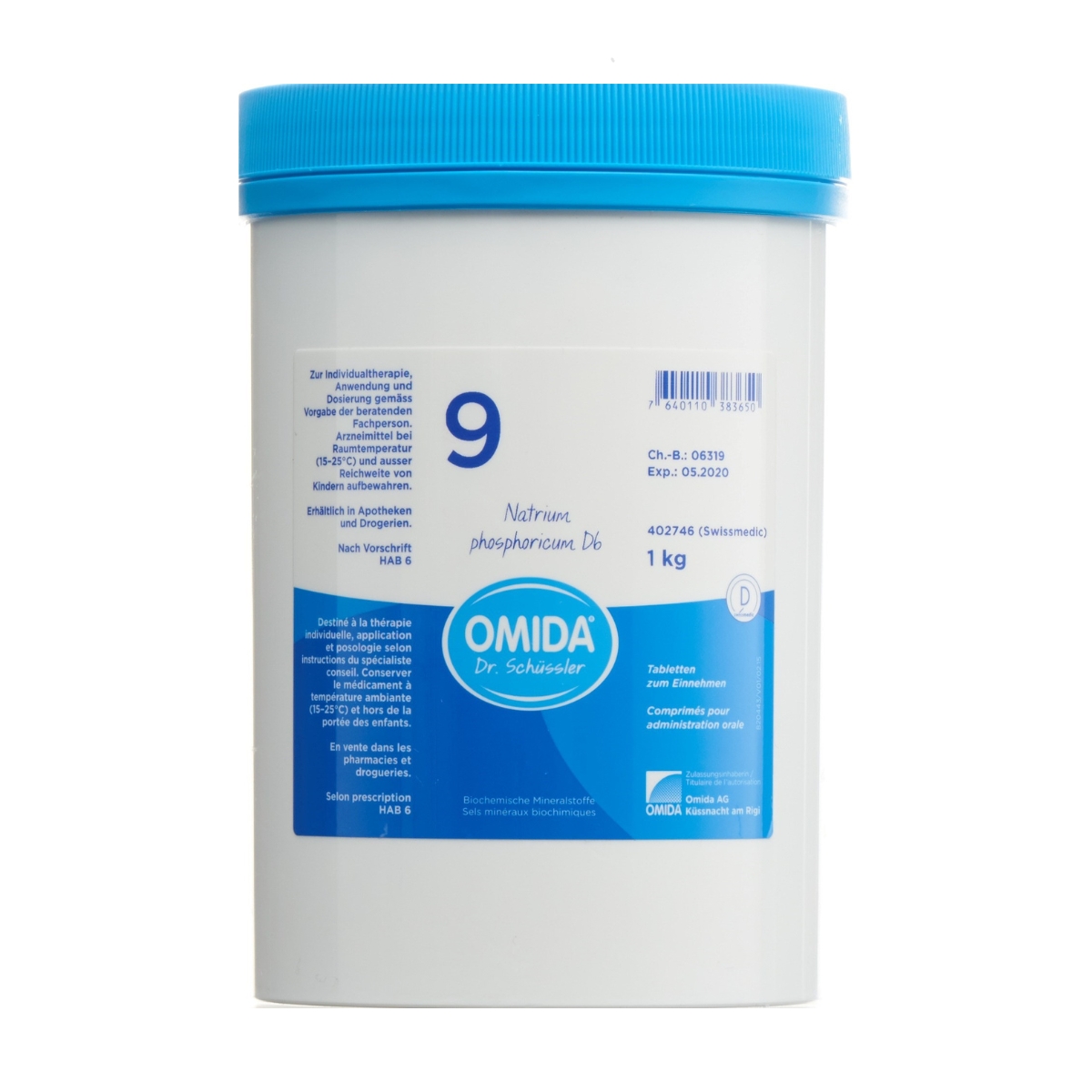 Omida Schüssler Nr 9 Tabletten D6 1000 g