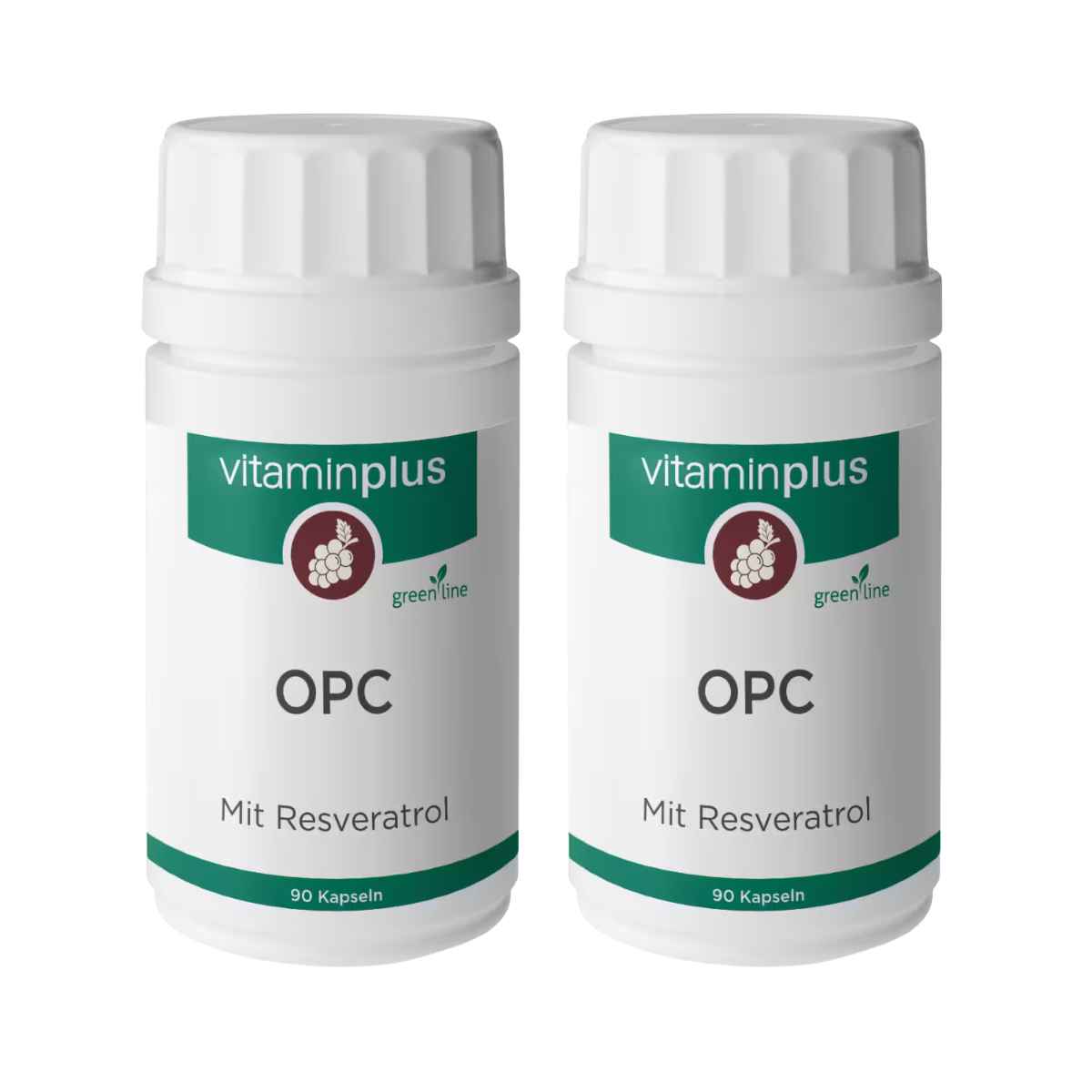 Vitaminplus OPC & Resveratrol Kapseln 2x 90 Stück