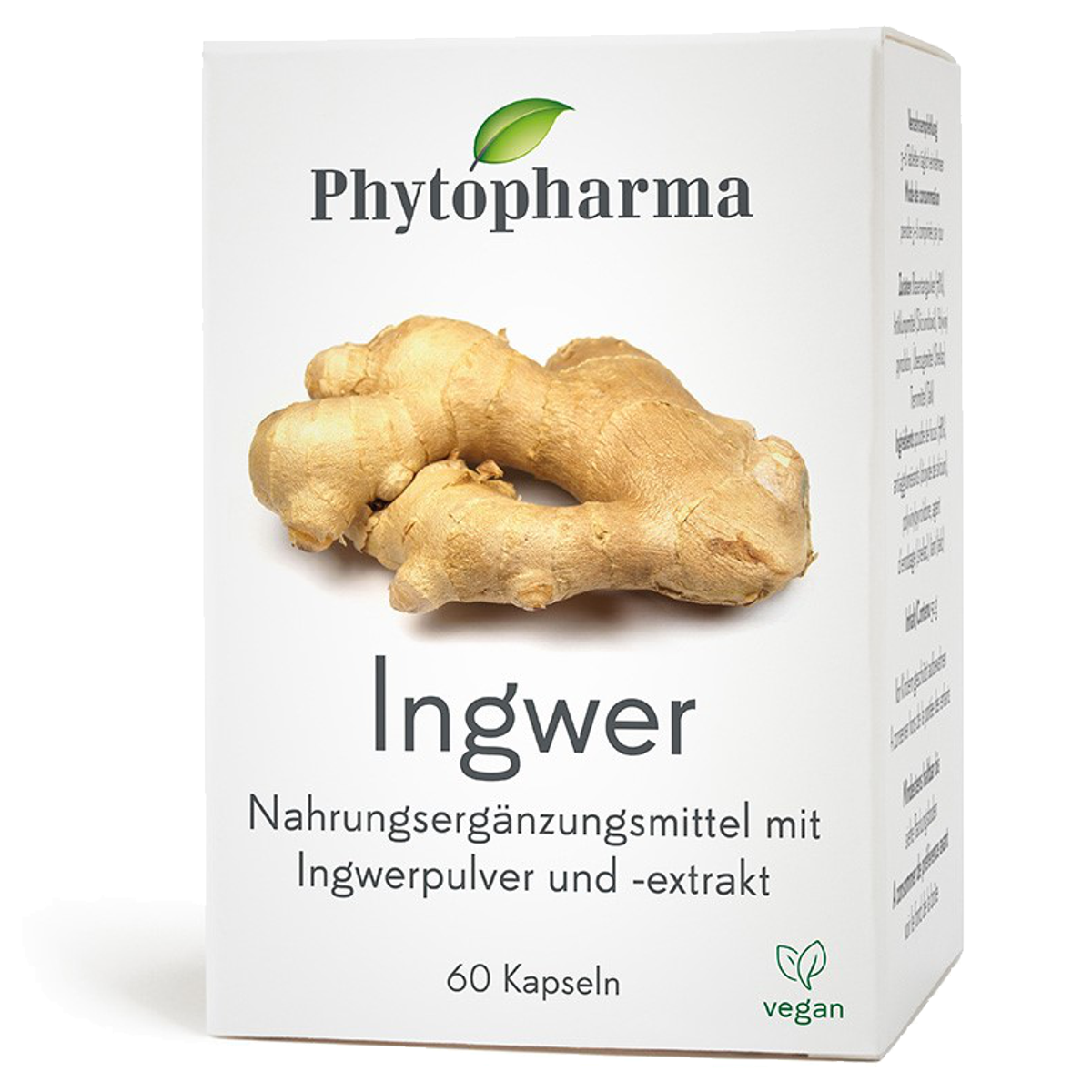 Phytopharma Ingwer Kapseln 60 Stück Phytopharma Ingwer Kapseln 60 Stück