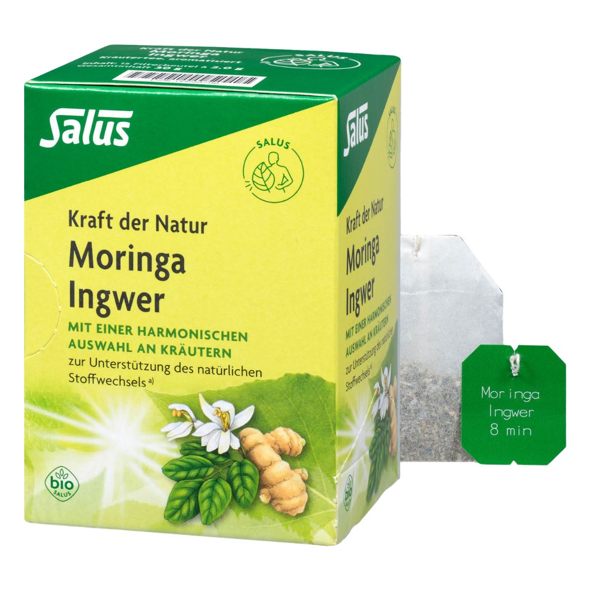 Salus thé Moringa gingembre bio sachet 15 pièces