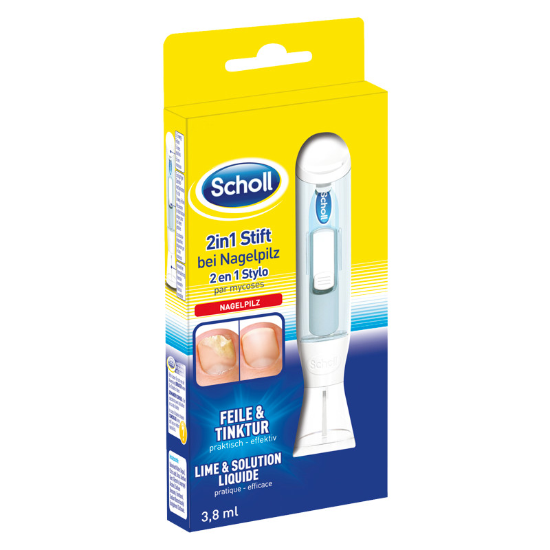 Scholl 2in1 Stift bei Nagelpilz 3,8 ml Scholl 2in1 Stift bei Nagelpilz 3,8 ml