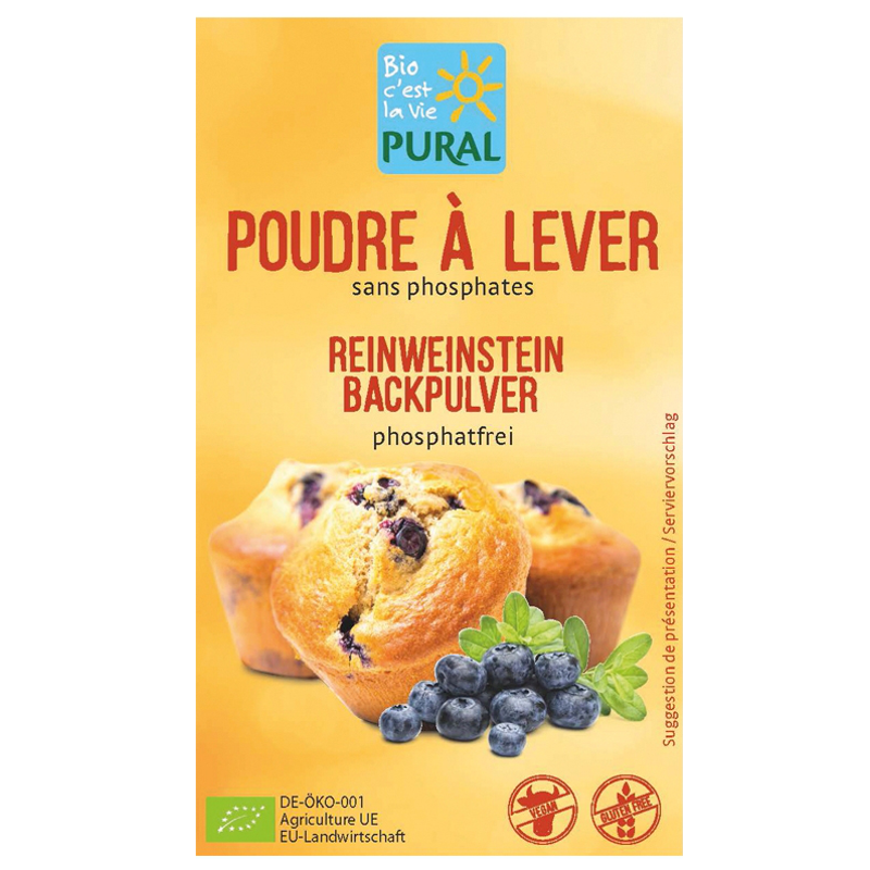 PURAL Backpulver Weinstein phosphatfr Bio 3 x 21 g PURAL Backpulver Weinstein phosphatfr Bio 3 x 21 g