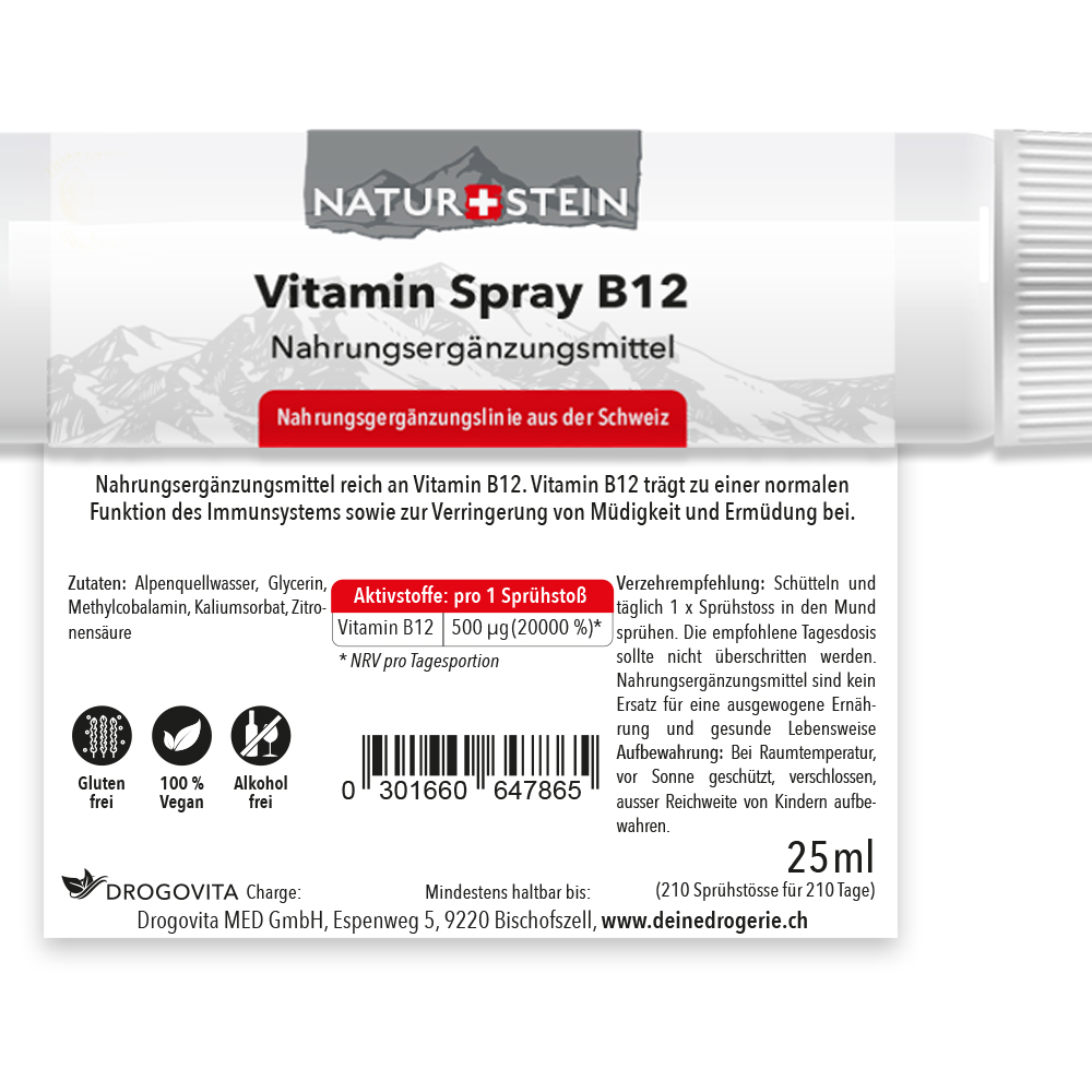 Naturstein Vitamin B-Komplex Spray 25 ml