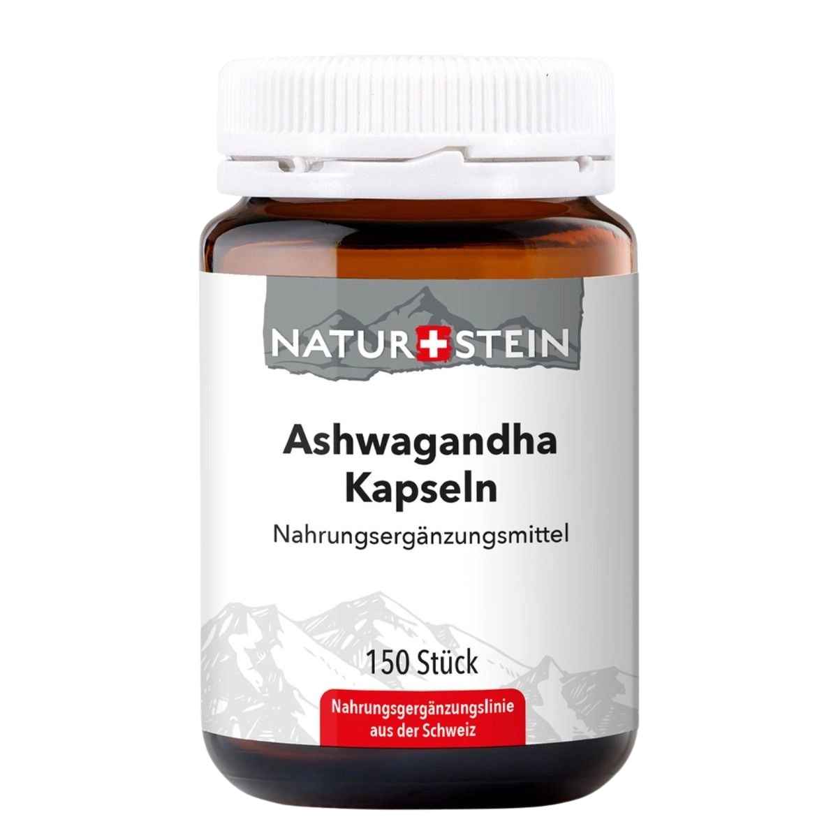 Naturstein Ashwagandha Kapseln 150 Stück