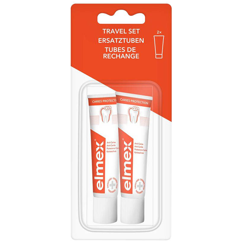 ELMEX Travel Set Refill Zahnpasta 2 x 12 ml ELMEX Travel Set Refill Zahnpasta 2 x 12 ml
