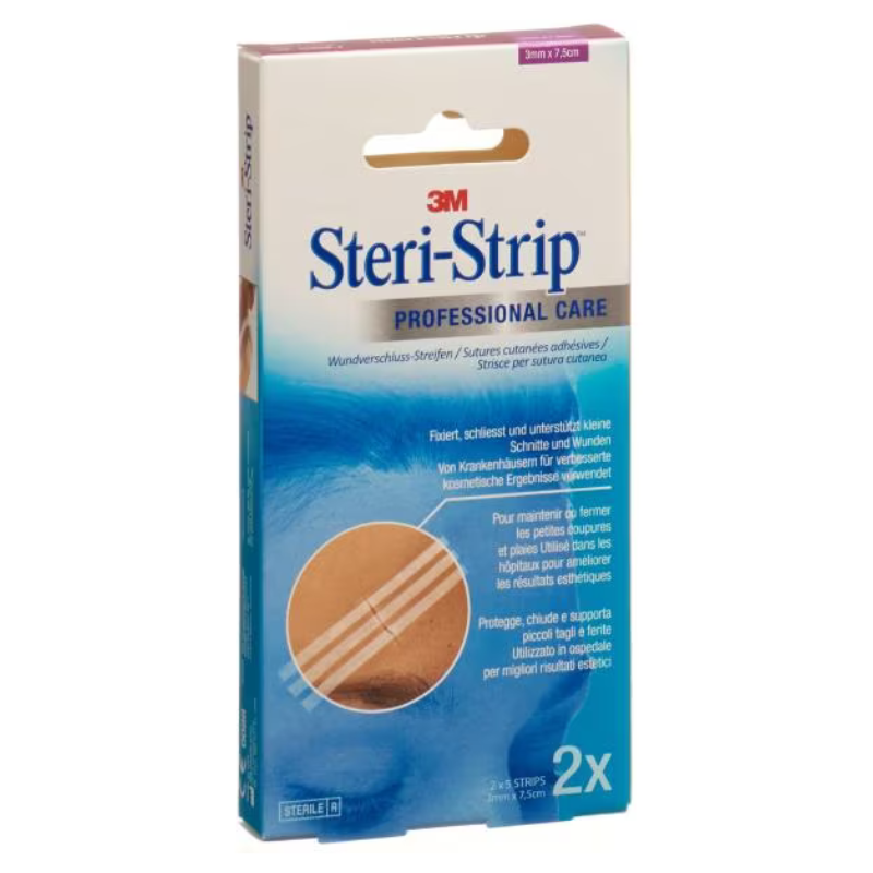 3M STERI STRIP 3x75mm weiss verstärkt 2 x 5 Stück