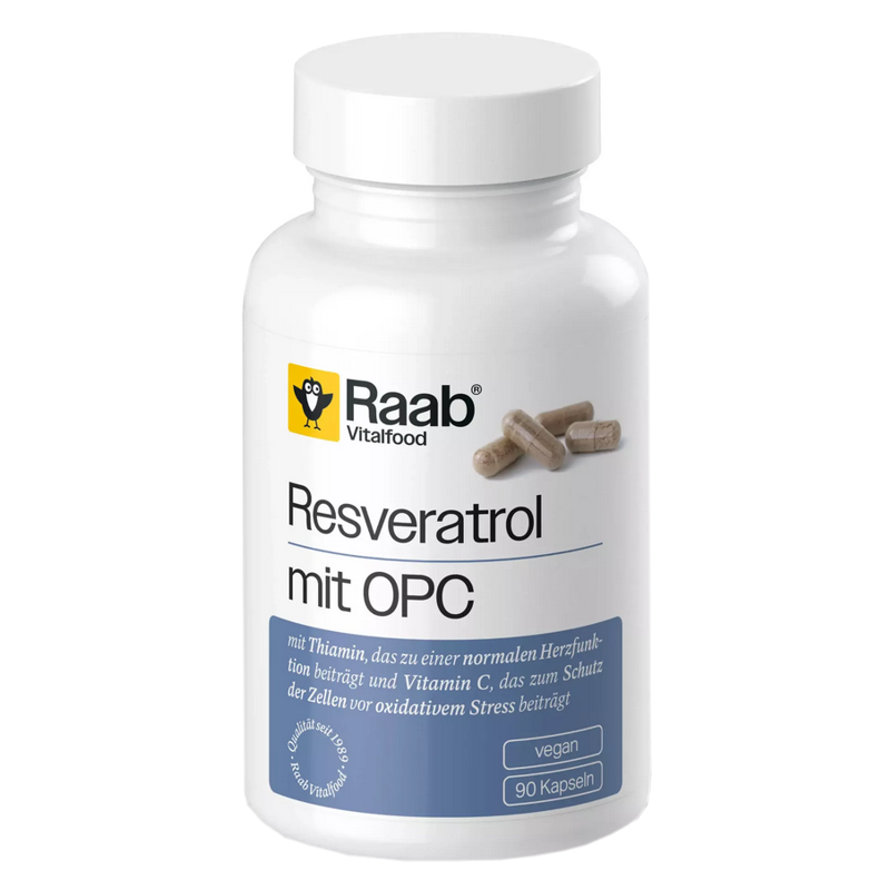 Raab Resveratrol mit OPC Kapseln 90 Stück Raab Resveratrol mit OPC Kapseln 90 Stück