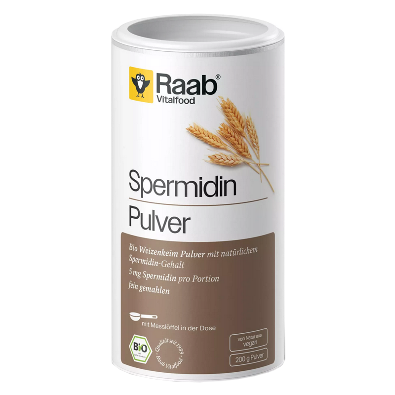 Raab Spermidin Bio Pulver 200 g Raab Spermidin Bio Pulver 200 g