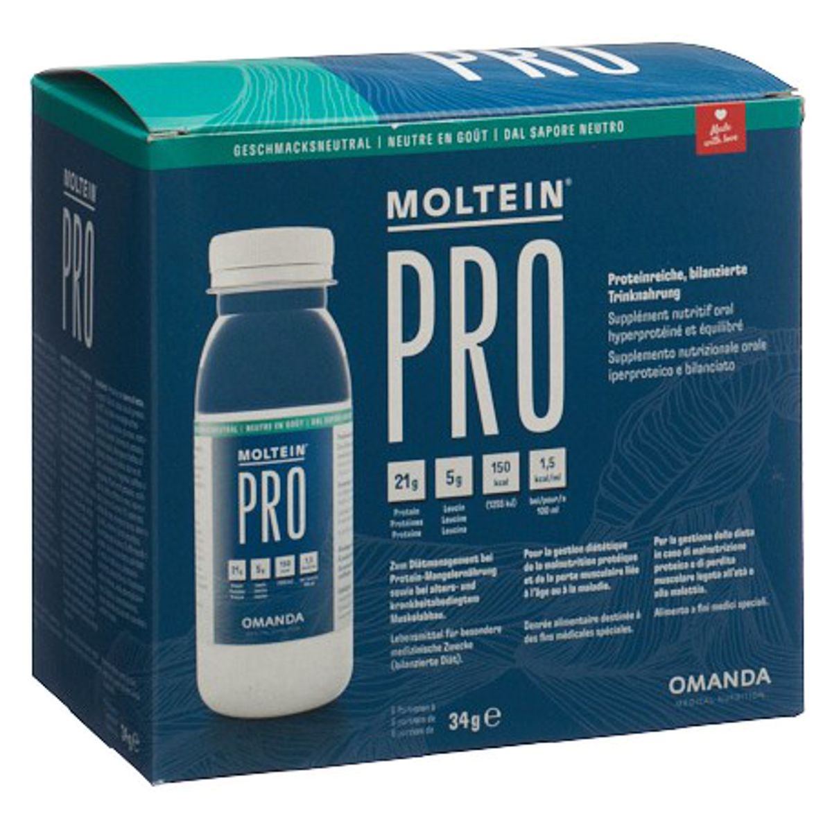 Moltein Pro 1.5 Neutral 6 Flaschen 34 g