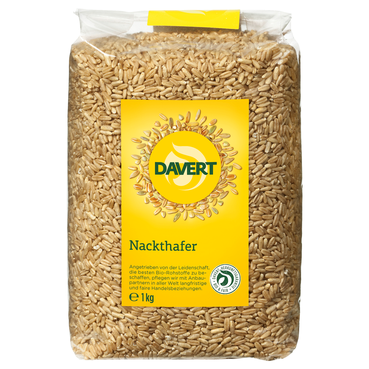 Davert Nackthafer 1 kg Davert Nackthafer 1 kg