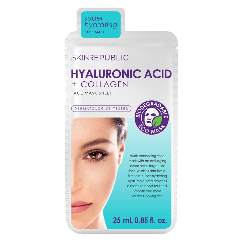Skin Republic Hyaluron Acid Collagen Face Mask 25 ml