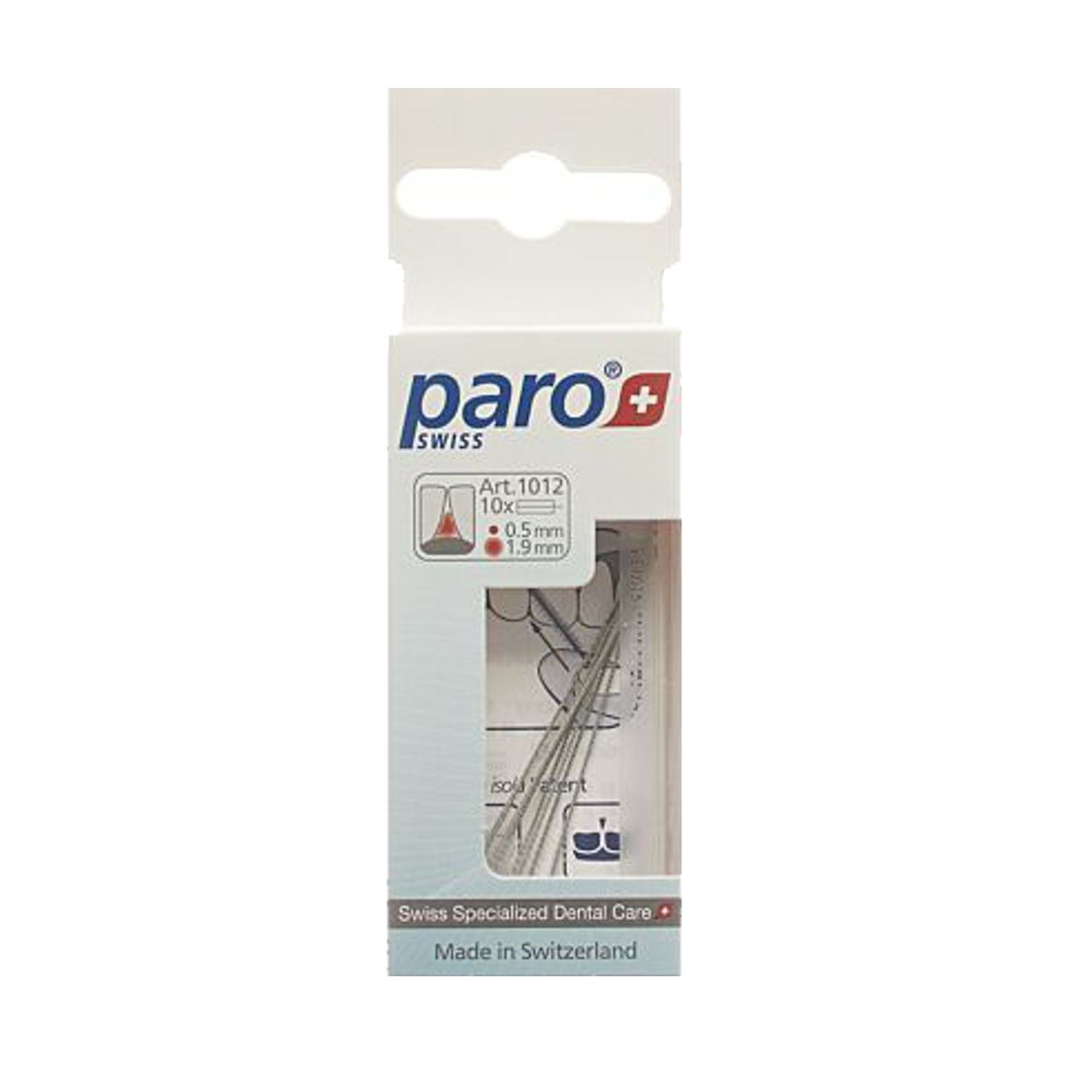 Paro Isola Long 1,9mm xxx-fein weiss zylindrisch 10 Stück
