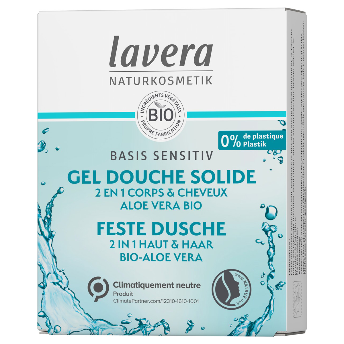Lavera Feste Dusche Haut & Haar basis sensitiv 50 g Lavera Feste Dusche Haut & Haar basis sensitiv 50 g