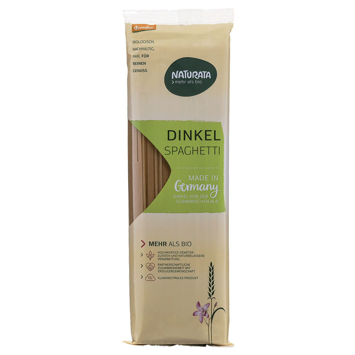 Naturata Spaghetti Dinkel hell 500 g Naturata Spaghetti Dinkel hell 500 g