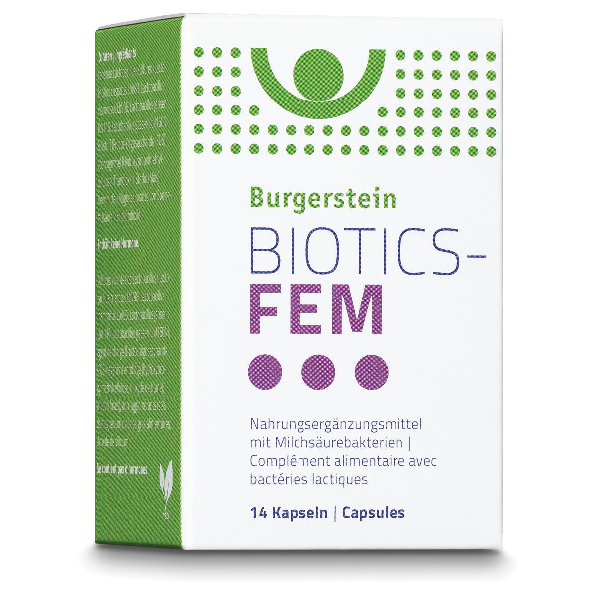 Burgerstein Biotics-Fem Kapseln 14 Stück Burgerstein Biotics-Fem Kapseln 14 Stück