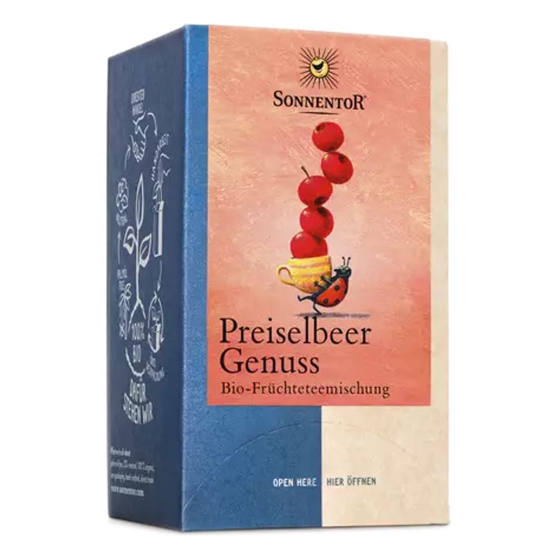 SONNENTOR Preiselbeer Genuss Tee 18 Stück SONNENTOR Preiselbeer Genuss Tee 18 Stück